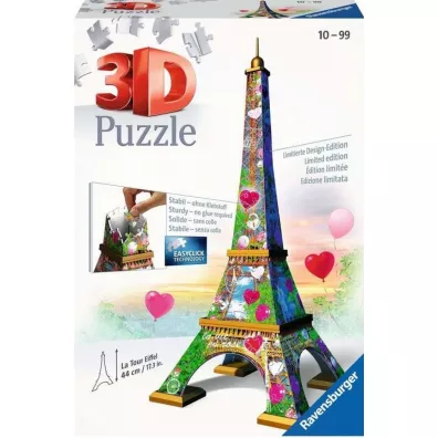 Puzzle 216 el. 3D Wie�a Eifla Edycja Love Ravensburger
