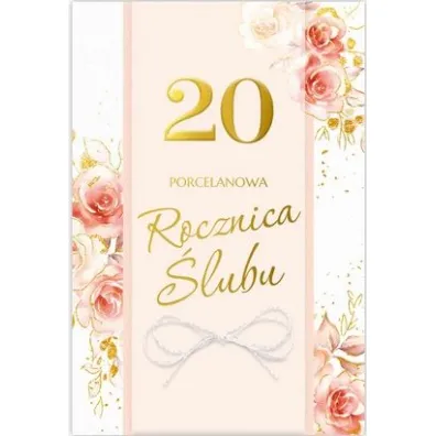 Karnet 20 Rocznica �lubu B6 LUX - Dl Kk