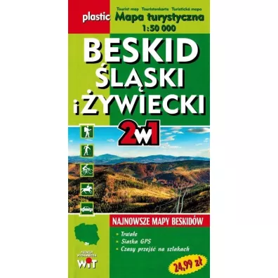 Mapa turystyczna Beskid �l�ski i �ywiecki 1:50 000