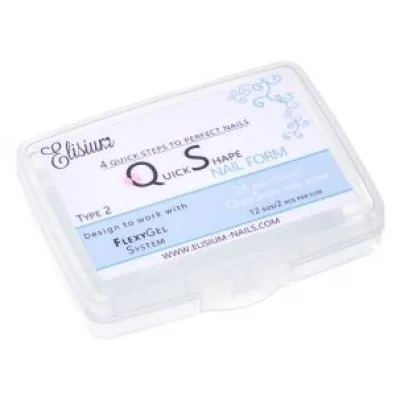 Elisium Mini formy do akrylo�elu Quick Shape Typ 2 24 szt.