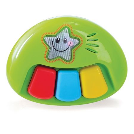 Kolorowe edukacyjne Pianinko z muzyk i wiatekami Miniland-zabawki edukacyjne