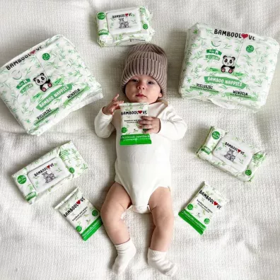 Bamboolove Chusteczki bambusowe nawil�ane 10 szt.