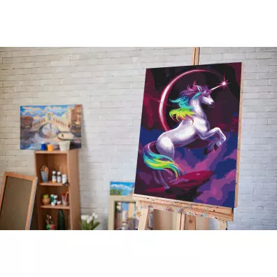 Twoje Hobby Malowanie po numerach - Bajkowy jednoro�ec 40x50cm