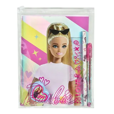 Cass film Zestaw przybor�w szkolnych w saszetce Barbie 7el
