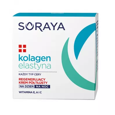 Soraya Kolagen & Elastyna regenerujcy krem ptusty na dzie i noc 50 ml