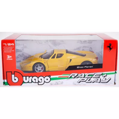 Bburago model ferrari enzo yellow 1:24