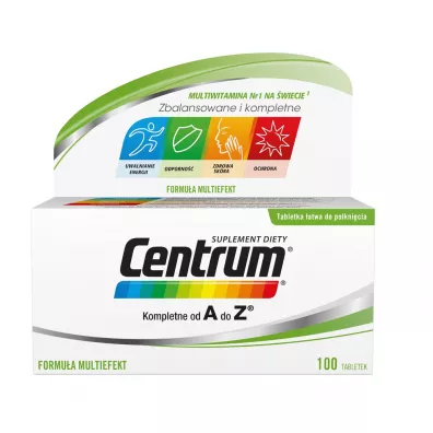 Centrum Kompletne od A do Z zestaw witamin i minera��w suplement diety 100 tab.