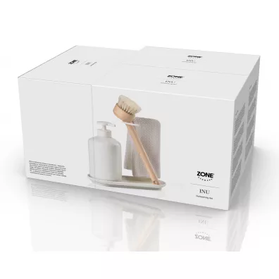 Zone Denmark Organizer do zlewu 3 elementy Inu Off white 29720