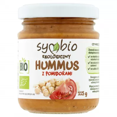 Symbio Hummus z pomidorami 115 g Bio