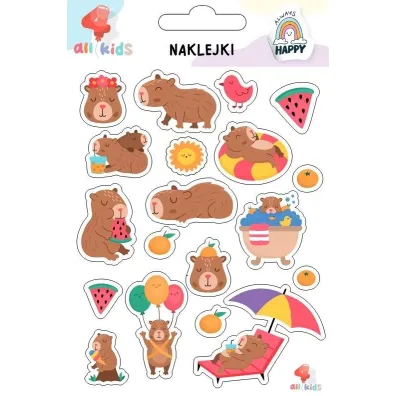 All4Kids Naklejki dla dzieci Wypocz�ta Kapibara