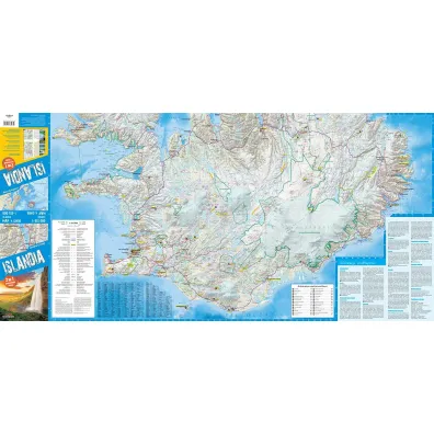 Islandia map&guide PL laminat 2023