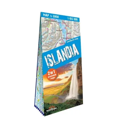 Islandia map&guide PL laminat 2023