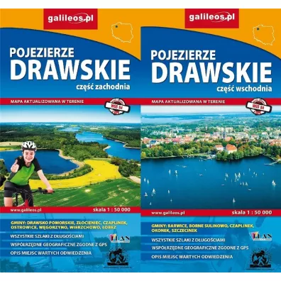 Mapa turystyczna - Pojezierze Drawskie (komplet)