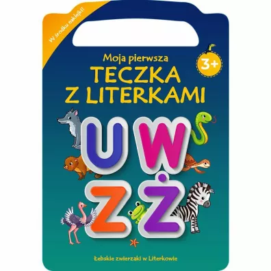 ebskie zwierzaki w literkowie. Moja pierwsza teczka z literkami. Literki U-