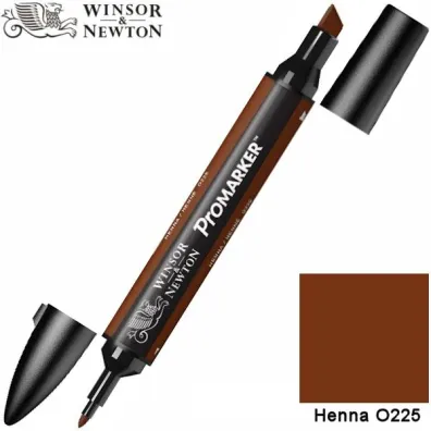Winsor Newton Marker dwustronny okr�g�y/�ci�ty ProMarker Henna O225 (br�z)