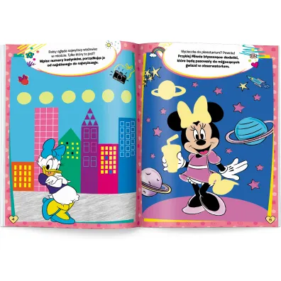 Minnie. 100 Brokatowych naklejek