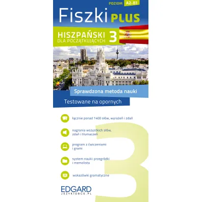 Fiszki plus. Hiszpa�ski dla pocz�tkuj�cych. Poziom A2-B1