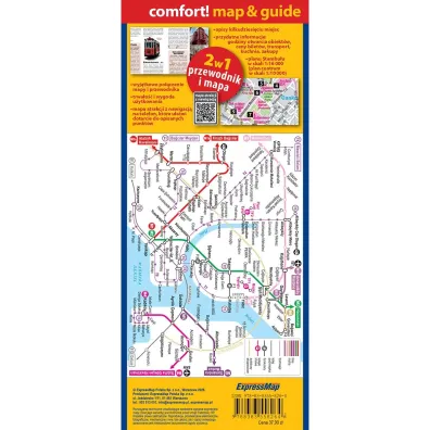 Stambu� laminowany przewodnik i mapa 2w1