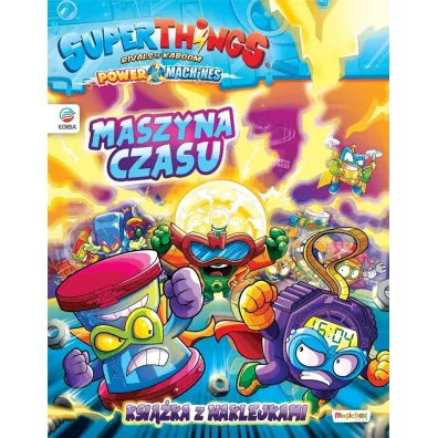 SuperThings Power Machines. Ksi��ka z naklejkami