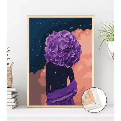 Twoje Hobby Malowanie po numerach - Fioletowy urok� 40x50cm