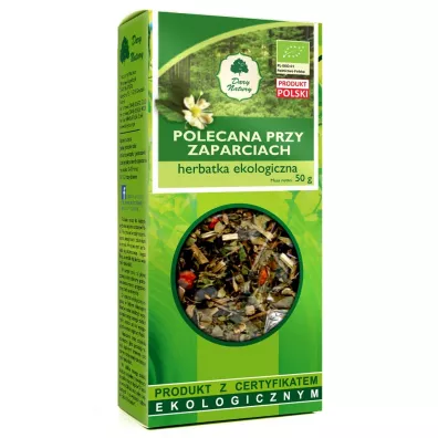 Dary Natury Herbatka polecana przy zaparciach 50 g Bio