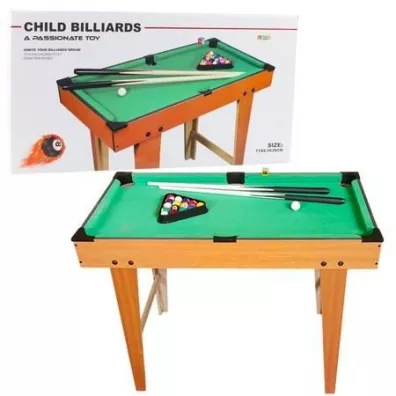 St do bilarda drewniany mini Leantoys