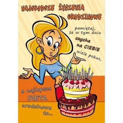 Stamp Karnet Comic B6 + koperta wz�r nr 05 Urodziny