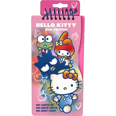 Zestaw kreatywny z naklejkami i szablonami Hello Kity HK50143 KIDS EUROSWAN