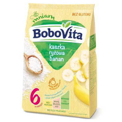 BoboVita Kaszka ry�owa banan po 6 miesi�cu 180 g