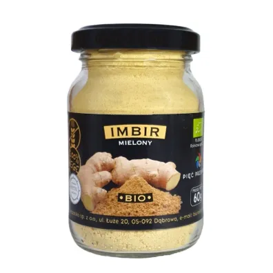 Pi�� Przemian Imbir mielony bezglutenowy 60 g Bio