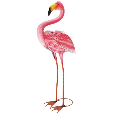 ProGarden Zestaw rowych flamingw do ogrodu