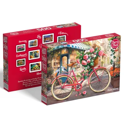 Puzzle 500 el. Flower Delivery CherryPazzi