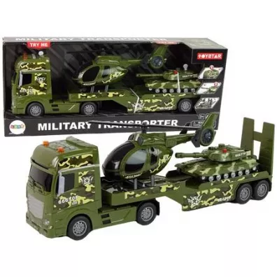 Zestaw militarny z napdem frykcyjnym Leantoys