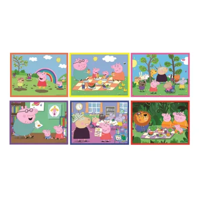 �winka Peppa Klocki obrotowe 12 el. Peppa Pig