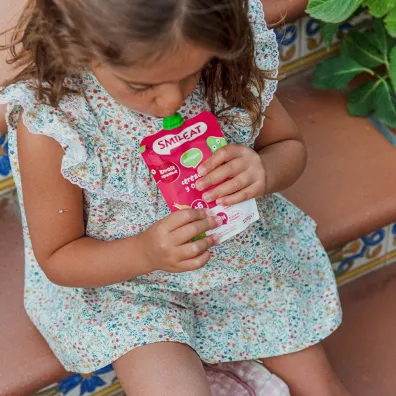 Smileat Mus z ekologicznymi wi�niami, acai i amarantem po 8 miesi�cu 100 g Bio