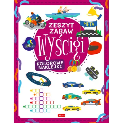 Wy�cigi. Zeszyt zabaw - Justyna  Tkocz
