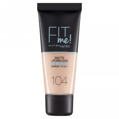 Maybelline Fit Me Matte & Poreless Foundation matuj�cy podk�ad do twarzy 104 Soft Ivory 30 ml