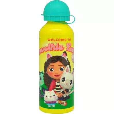 Bidon aluminiowy 500 ml Koci Domek Gabi. Gabby's Dollhouse