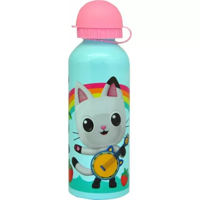 Bidon aluminiowy 500 ml Koci Domek Gabi. Gabby's Dollhouse