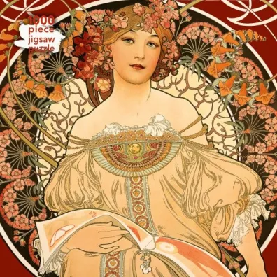 Puzzle 1000 el. Rozmarzenie Alfons Mucha Flame Tree