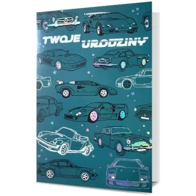 Pan Dragon Karnet star Urodziny m�skie, auta K.STAR-102