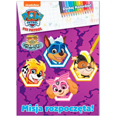 Psi Patrol. Dodaj kolorw! Barwne przygody pieskw