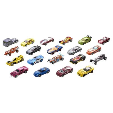 Hot Wheels. Samochodziki resoraki Dwudziestopak Mattel