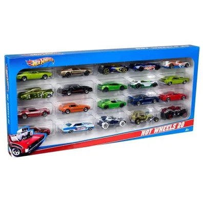 Hot Wheels. Samochodziki resoraki Dwudziestopak Mattel