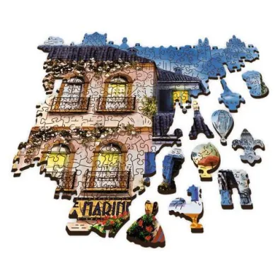 Puzzle drewniane 1000 el. Francuska uliczka Trefl