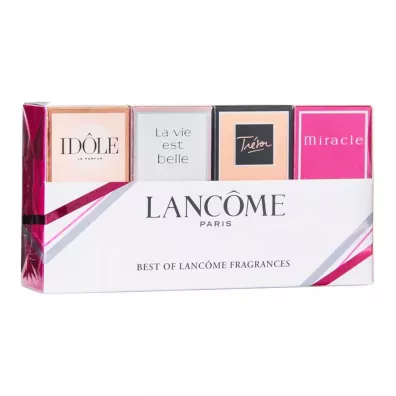 Lancome Zestaw w�d toaletowych dla kobiet Tresor + Idole + La Vie Est Belle + Miracle 4 szt.