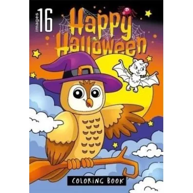 Kolorowanka A4 16 obrazk�w Halloween