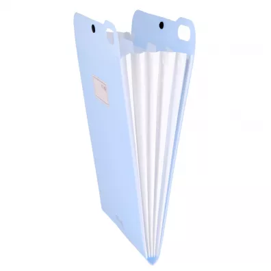 WPC Organizer pionowy Strigo A4 z 5 przek�adkami b��kitny