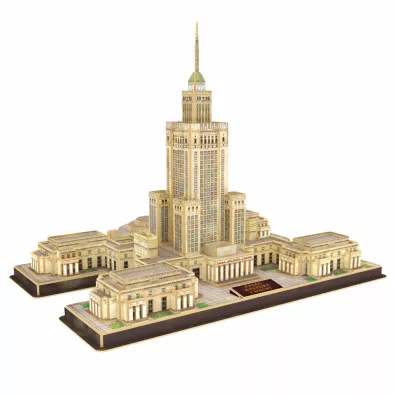Puzzle 3D 144 el. Pa�ac Kultury i Nauki. Zestaw XL Cubic Fun