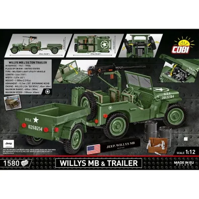 Executive Edition. Willys MB & Trailer